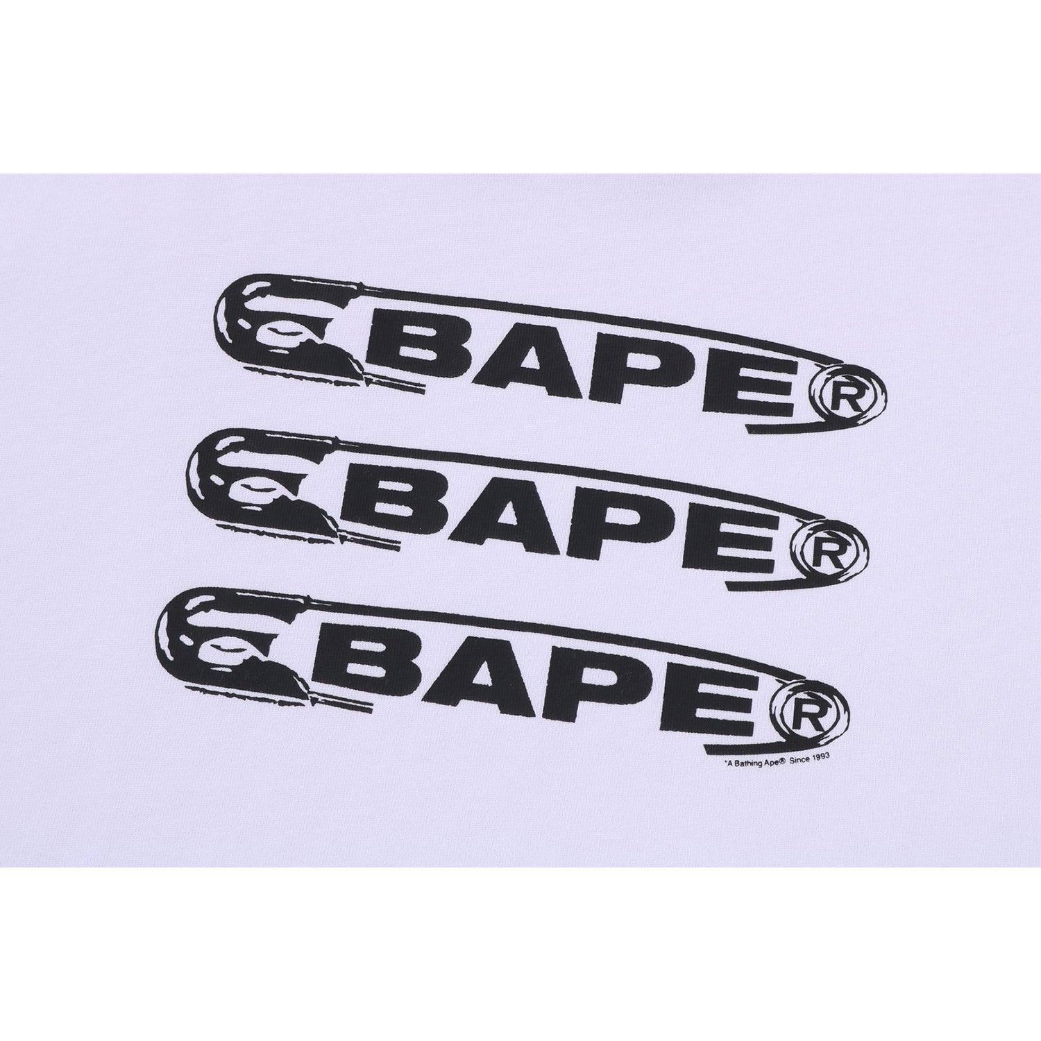 BAPE PIN LOGO RELAXED FIT TEE MENS Male Product Image