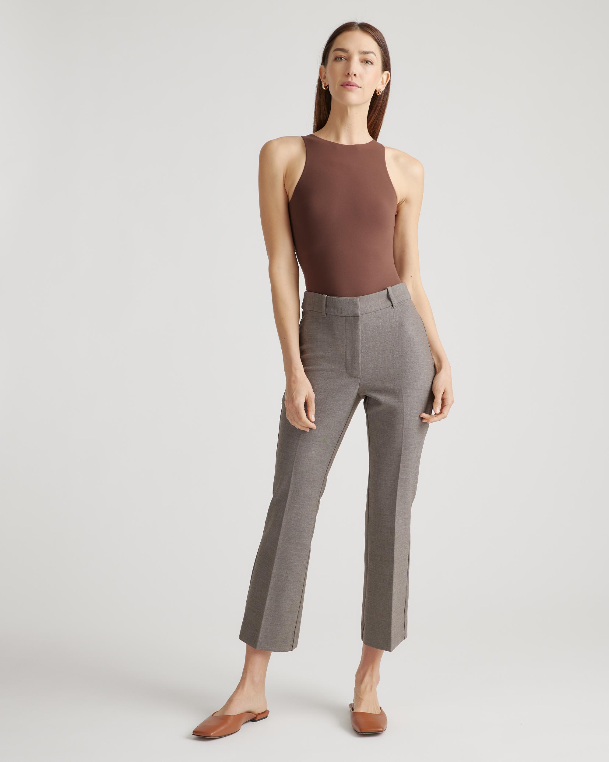 Quince | Women's Second Skin High Neck Bodysuit Nylon/Spandex Product Image