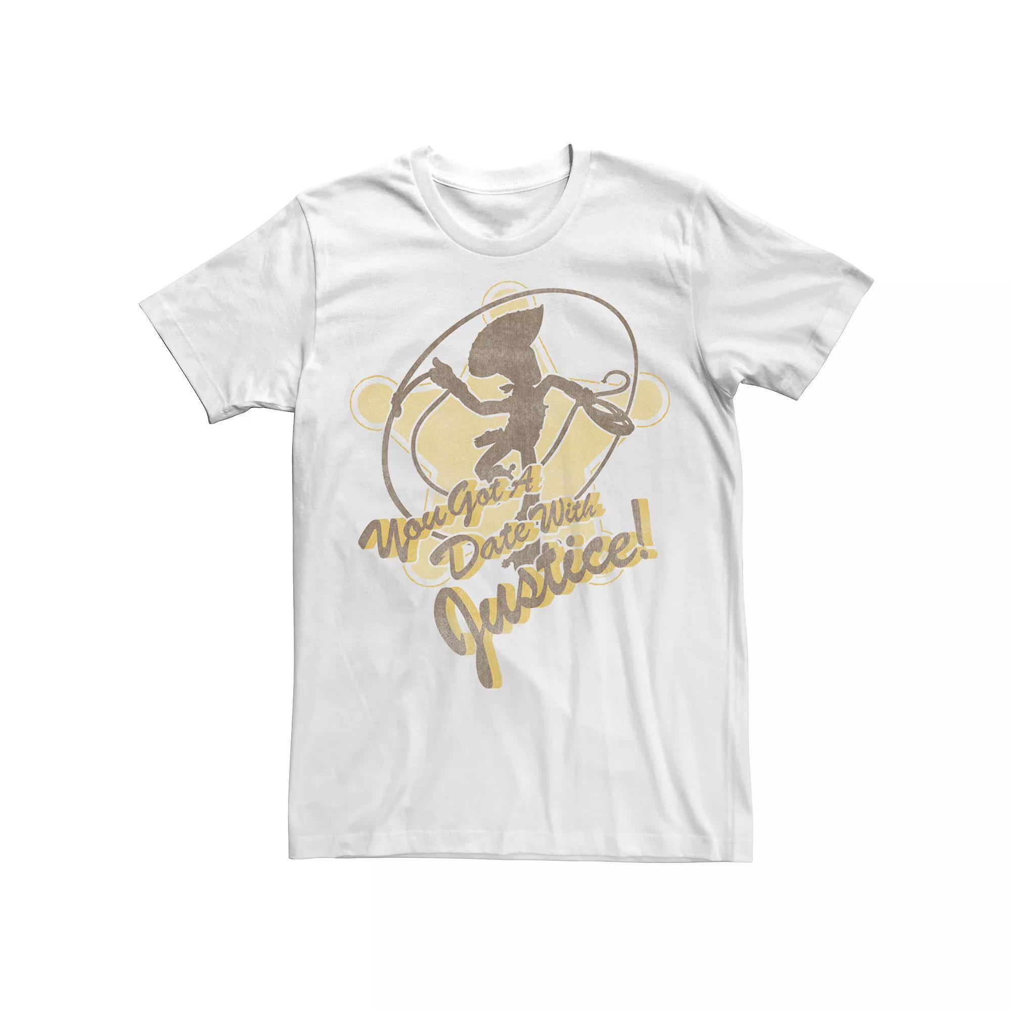 Disney / Pixar's Toy Story Woody Men's Justice Date Tee, Size: Medium, White Product Image