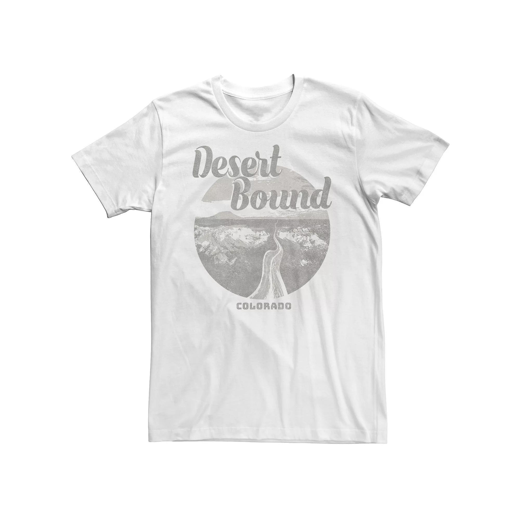 Big & Tall Desert Bound Colorado Gray Logo Graphic Tee, Men's, Size: 3XL Tall, White Product Image