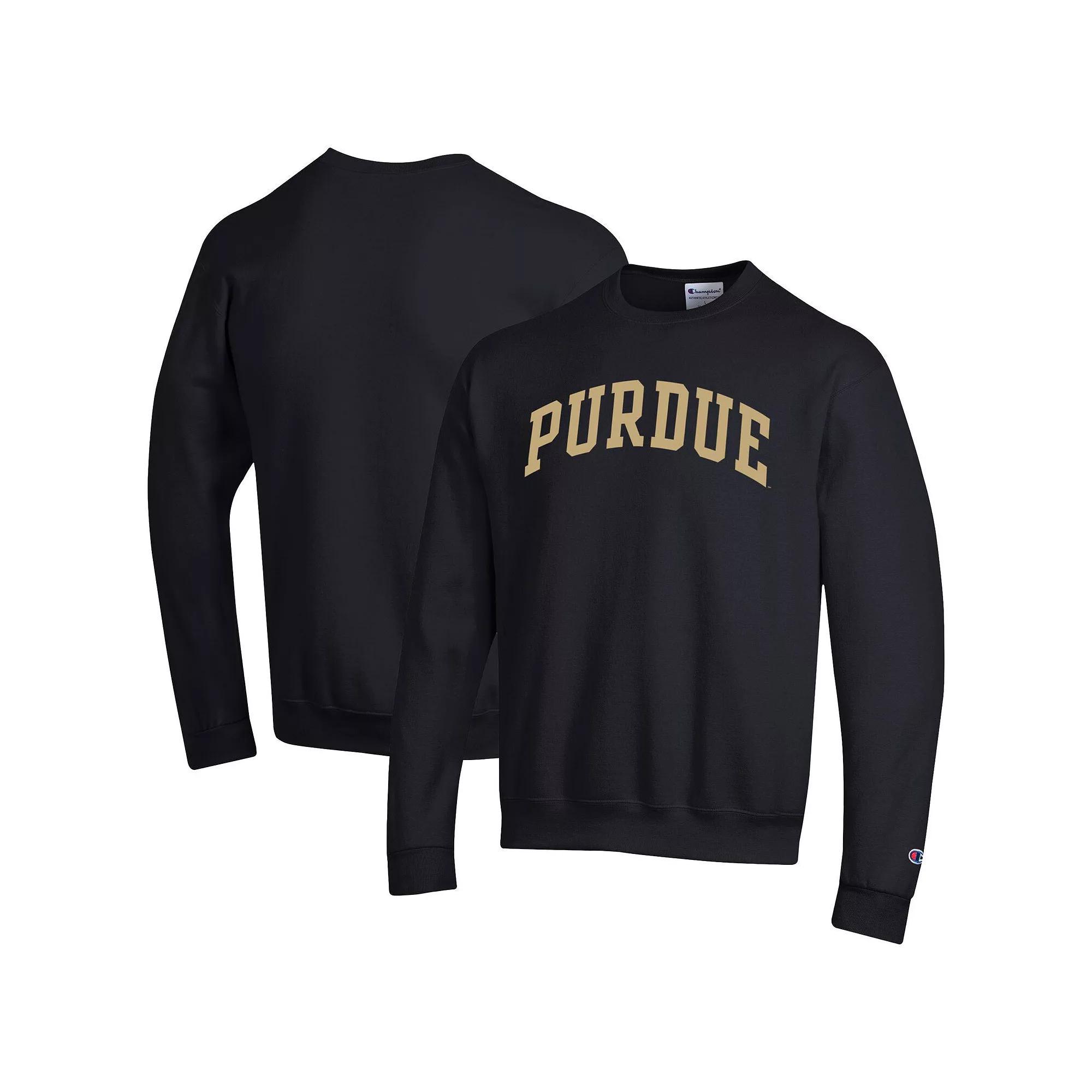 Mens Champion Notre Dame Fighting Irish Basic Arch Fleece Pullover Sweatshirt Blue Product Image