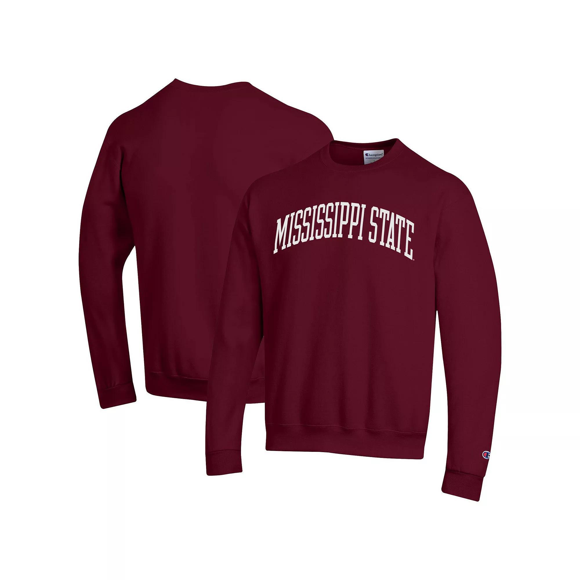 Mens Champion Notre Dame Fighting Irish Basic Arch Fleece Pullover Sweatshirt Blue Product Image