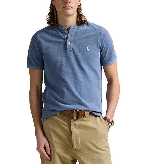 Polo Ralph Lauren Featherweight Mesh Short Sleeve Henley Shirt Product Image