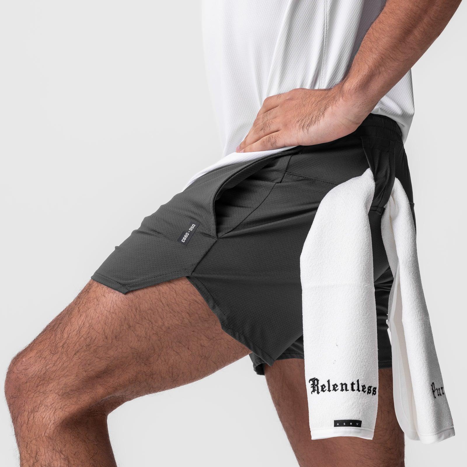 0993. AeroSilver® 5" Linerless Short - Space Grey Product Image