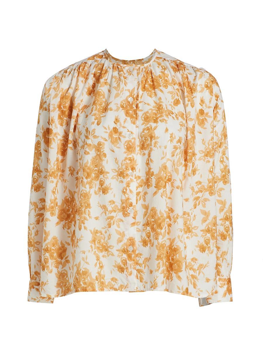 Womens Florian Cotton Gauze Top Product Image