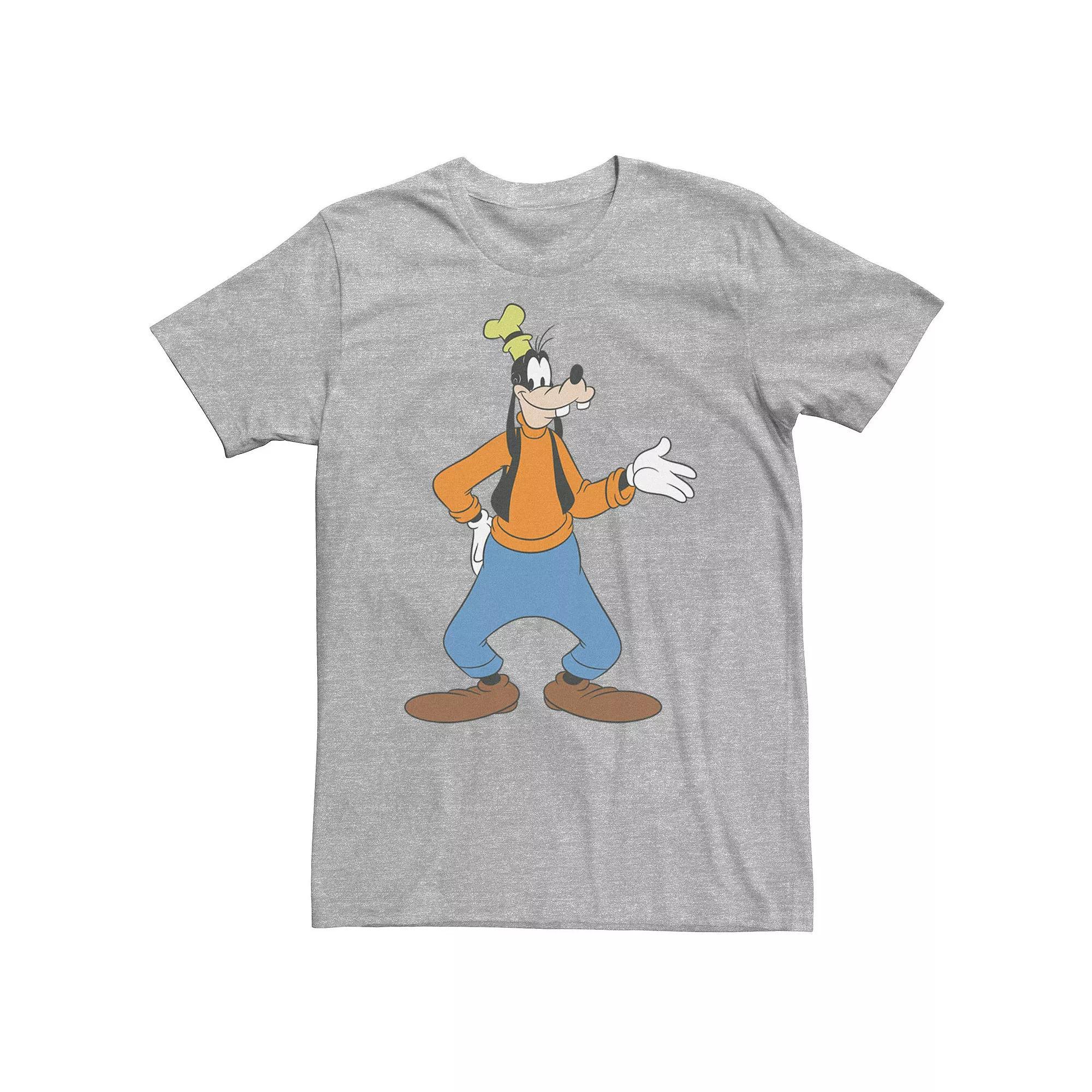 Disney's Goofy Big & Tall Traditional Pose Tee, Men's, Size: Large Tall, Athletic Grey Product Image