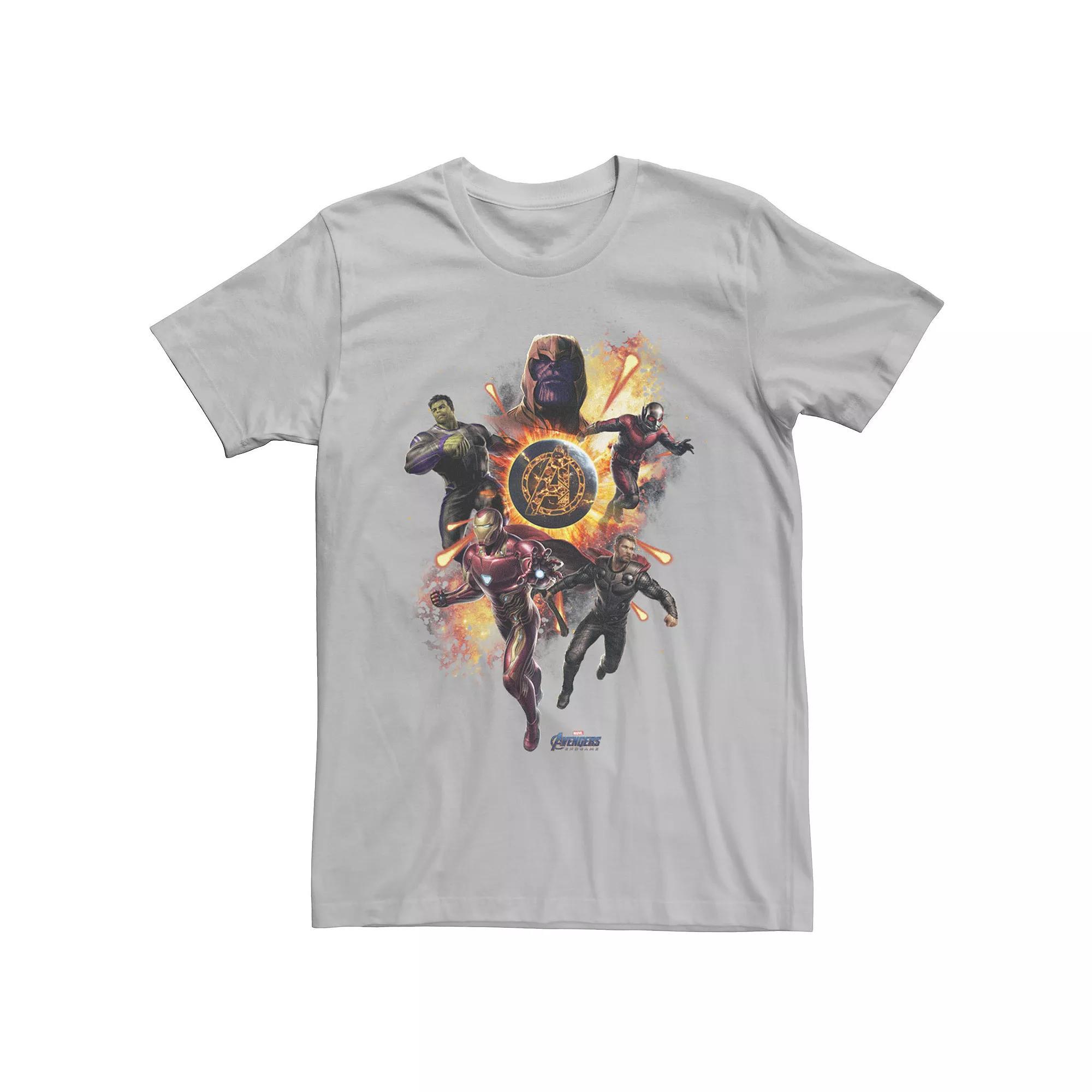 Mens Marvel Avengers Endgame Planet Explosion Tee Product Image