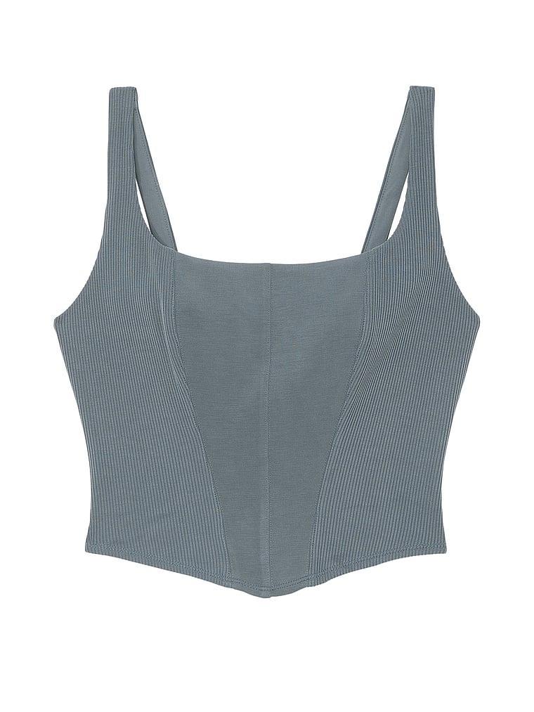 Featherweight Knit Corset Tank Top Product Image