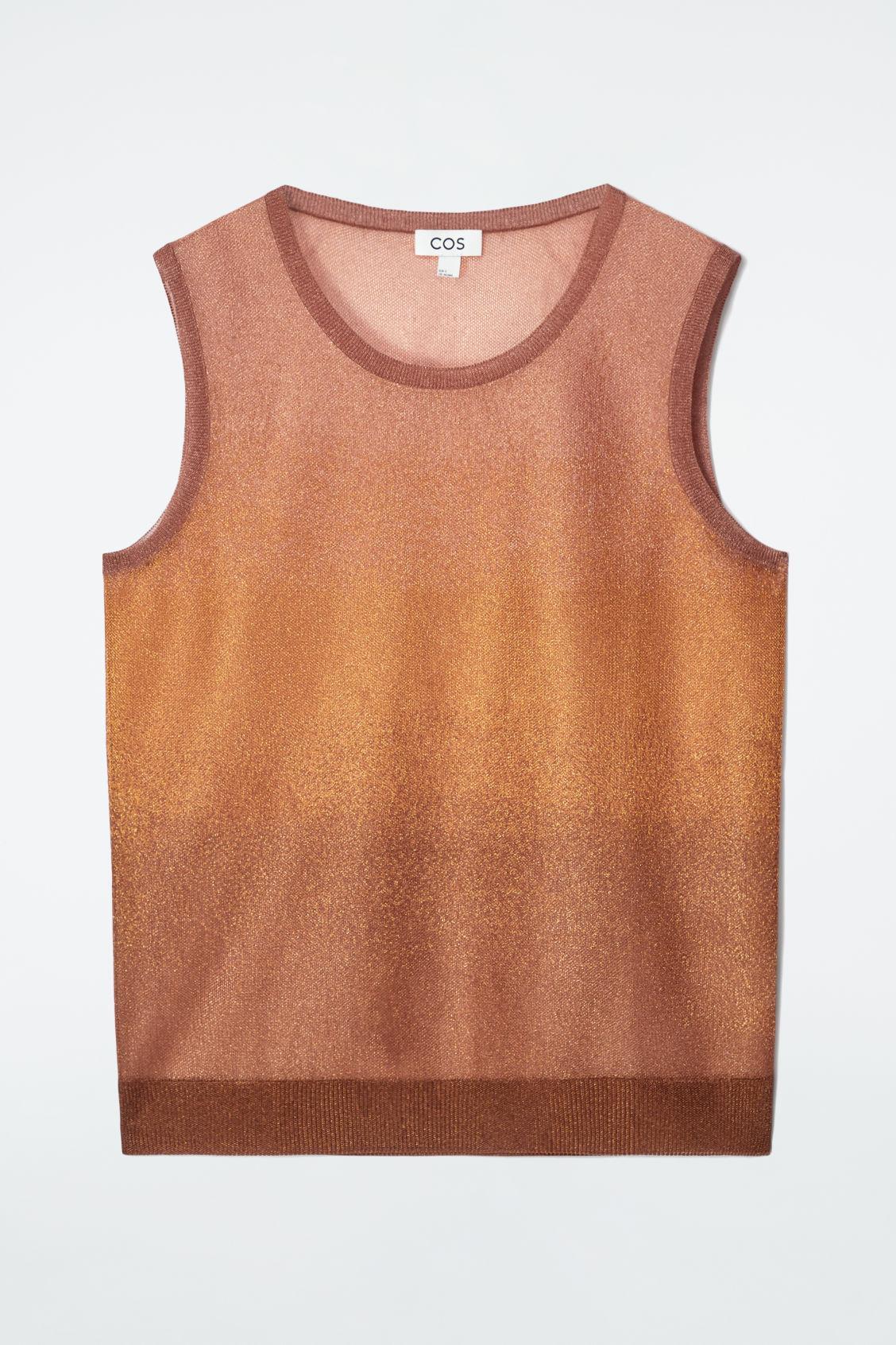 FINE-KNIT OMBRE TANK TOP Product Image