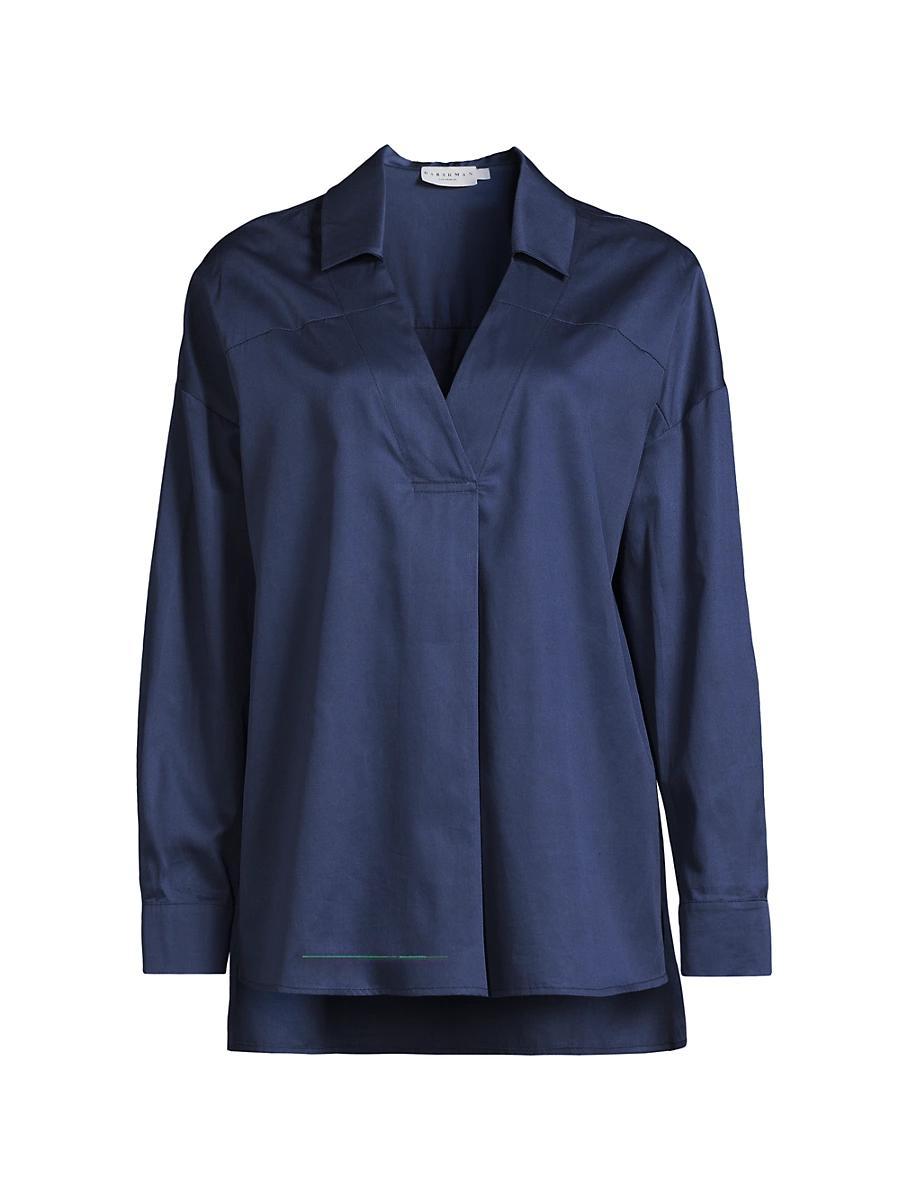 Womens Nyah Cotton Johnny-Collar Tunic Product Image