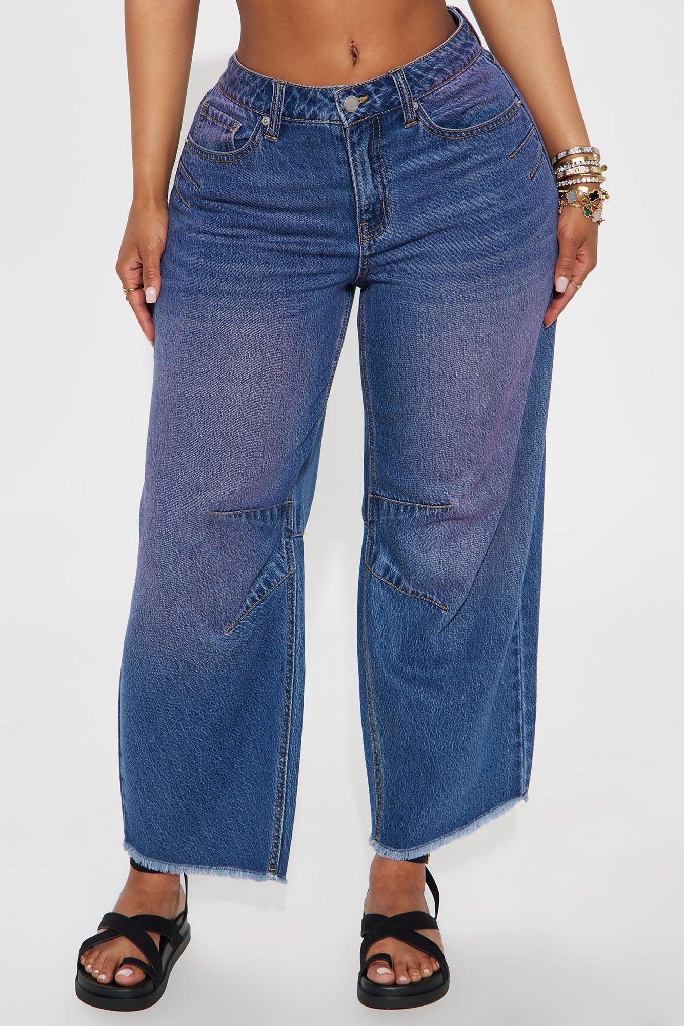 Best In Class Barrel Leg Ankle Jean - Medium Wash Product Image