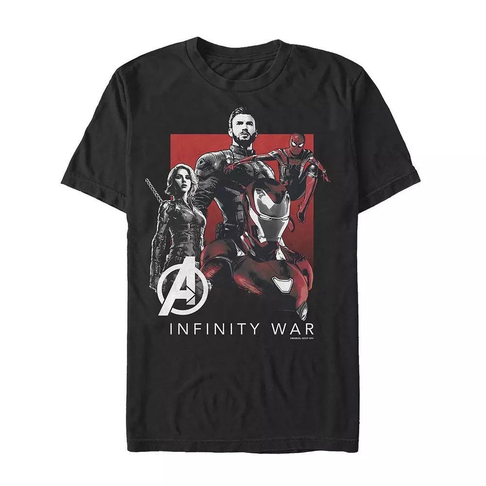 Men's Avengers Infinity War Group Tee, Size: Medium, Black Product Image