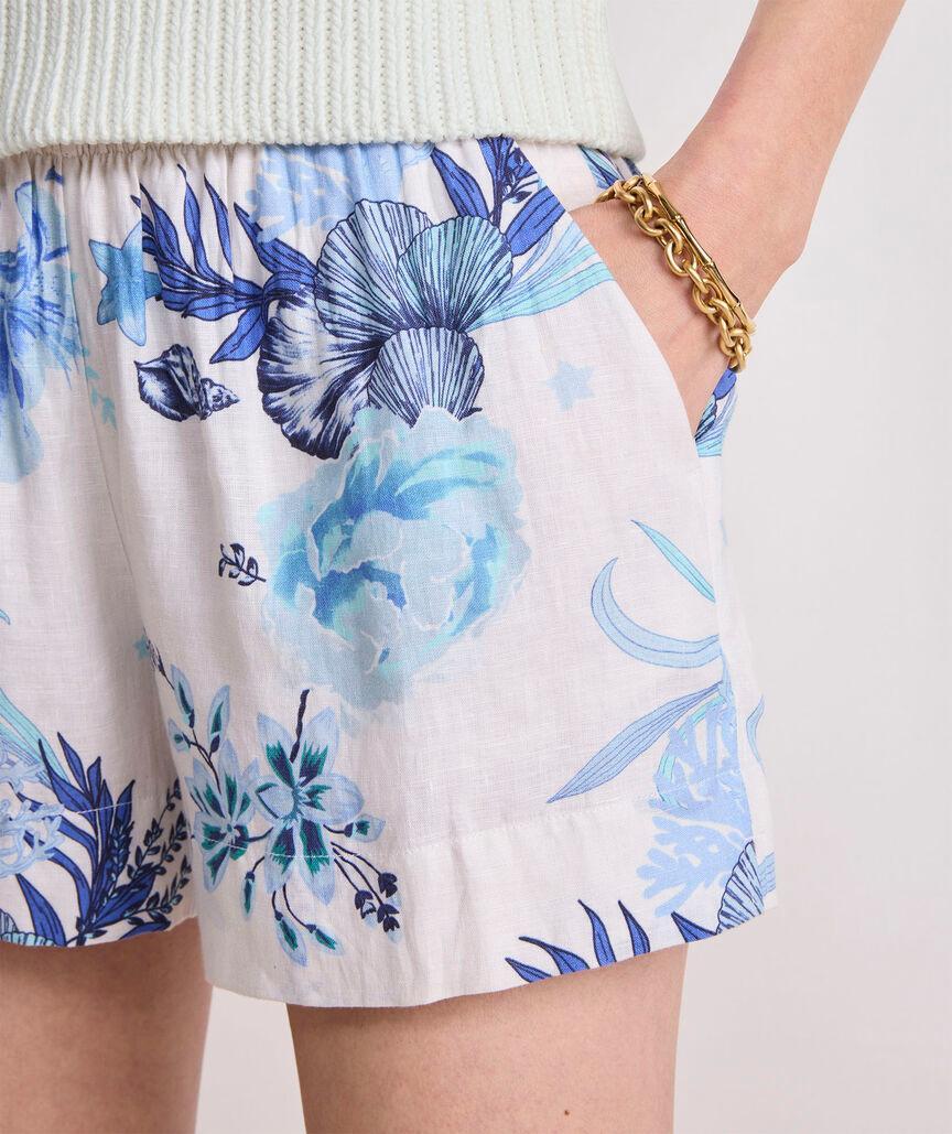 3 1/2 Inch Linen Pull-On Shorts Product Image
