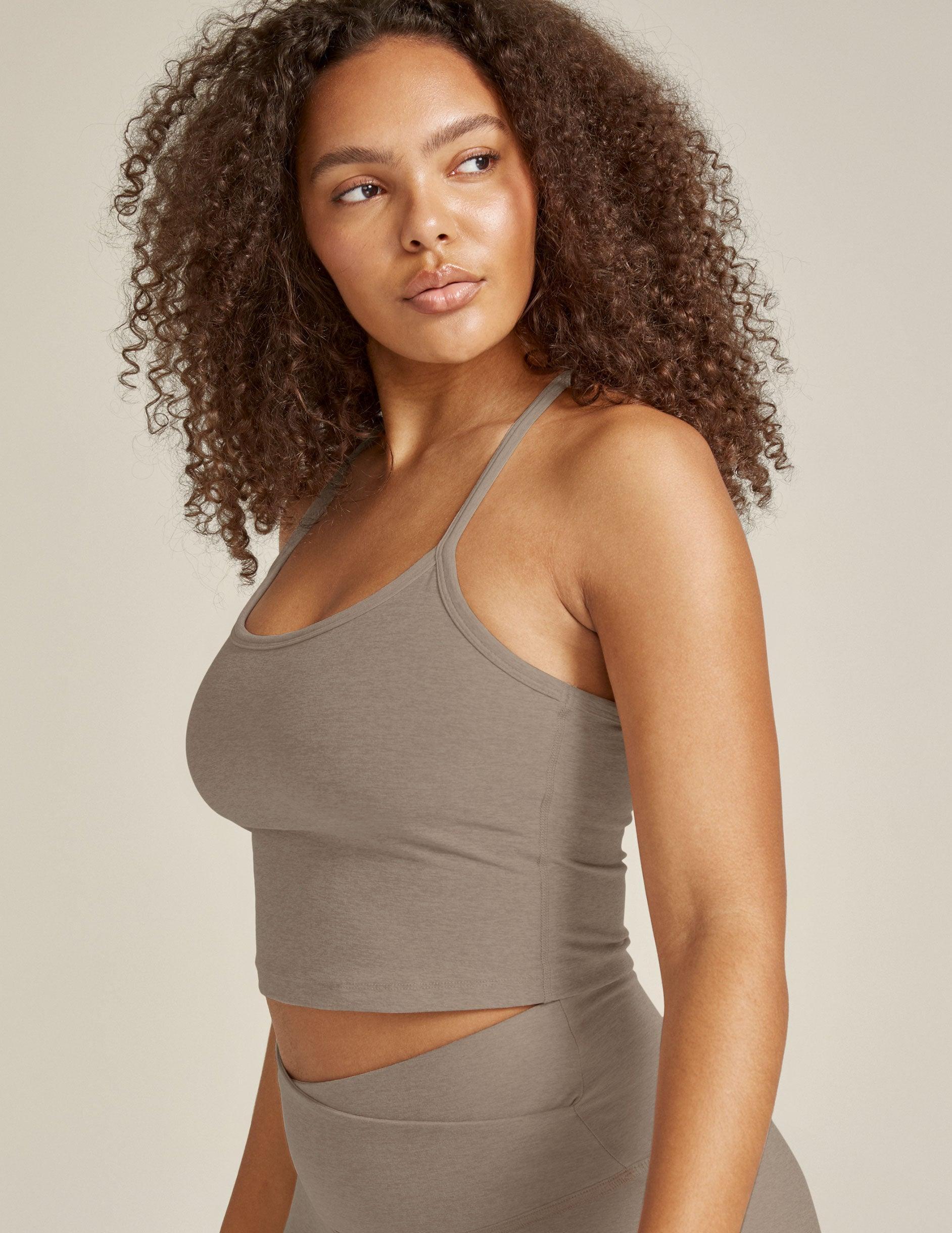 Spacedye Slim Racerback Cropped Tank Product Image