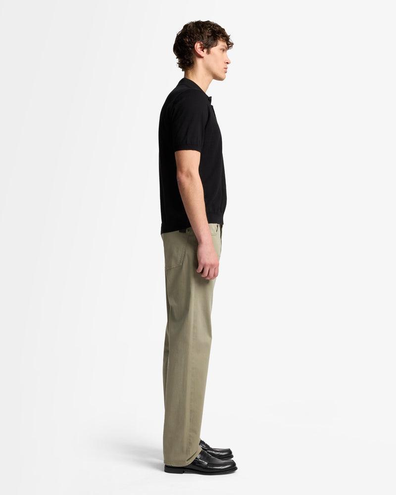 Short Sleeve Polo Sweater Product Image