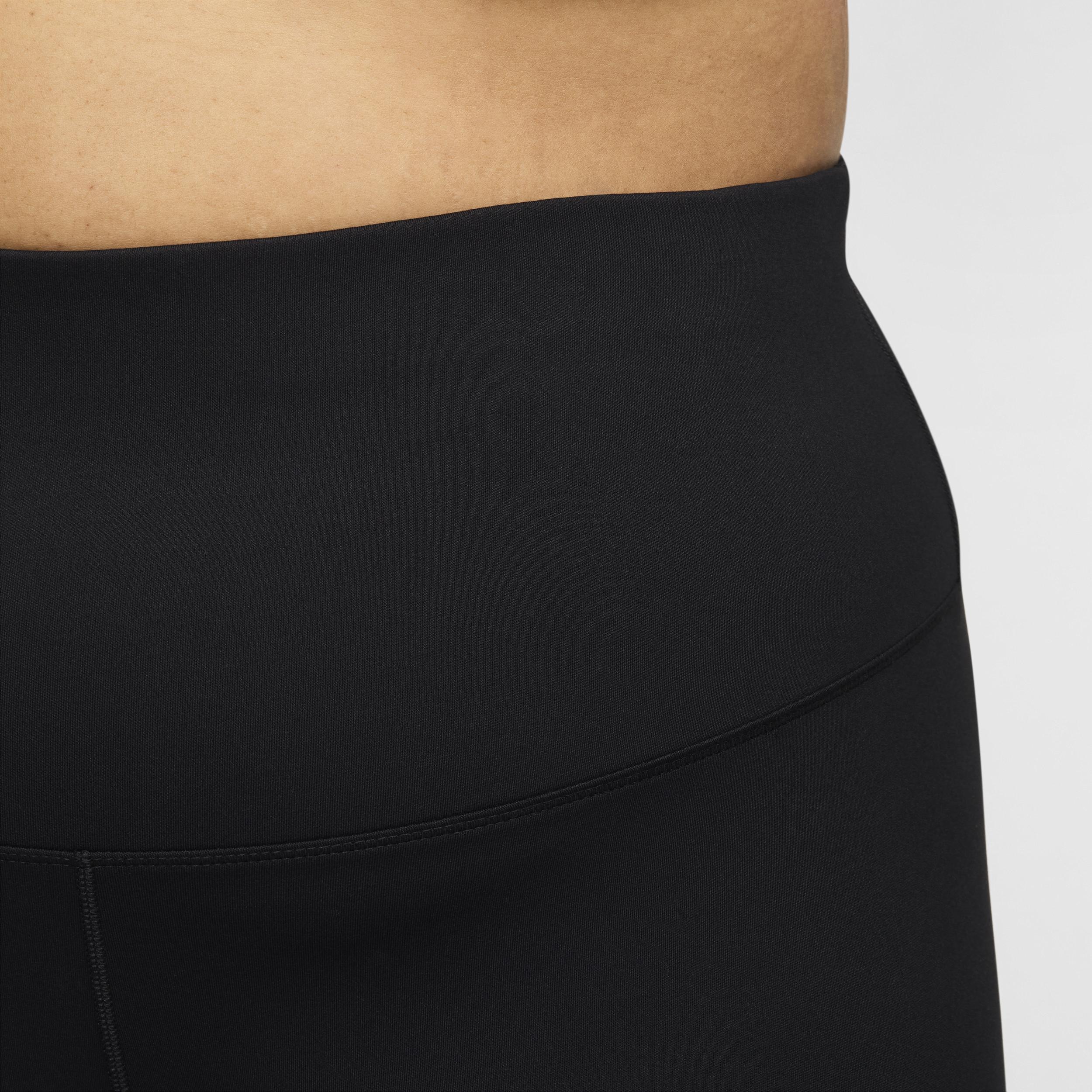 Plus Size Nike One High-Waist Crop Leggings, Women's, Size: 3XL, Black Product Image