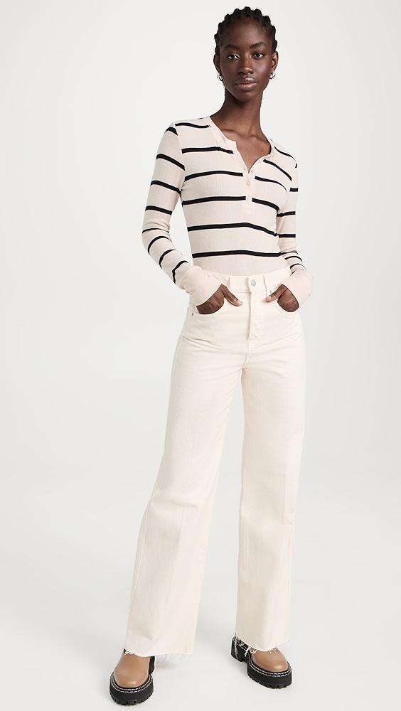 Veronica Beard Jean Taylor High Rise Wide Leg Jeans | Shopbop Product Image