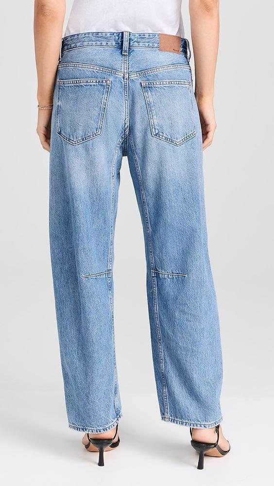 Madewell The Darted Barrel-Leg Jean | Shopbop Product Image