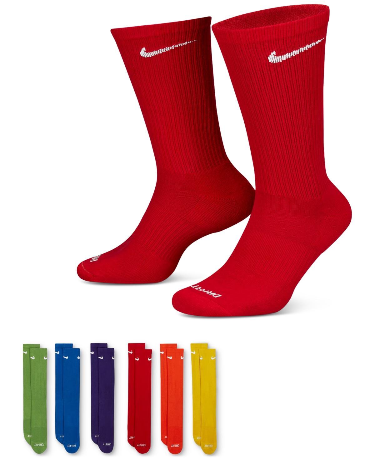 Mens Nike 6-pack Everyday Plus Cushion Crew Training Socks Product Image