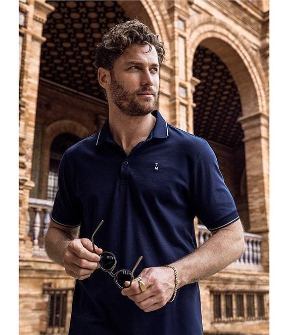 TravisMathew Happier Hour Short Sleeve Polo Shirt Product Image