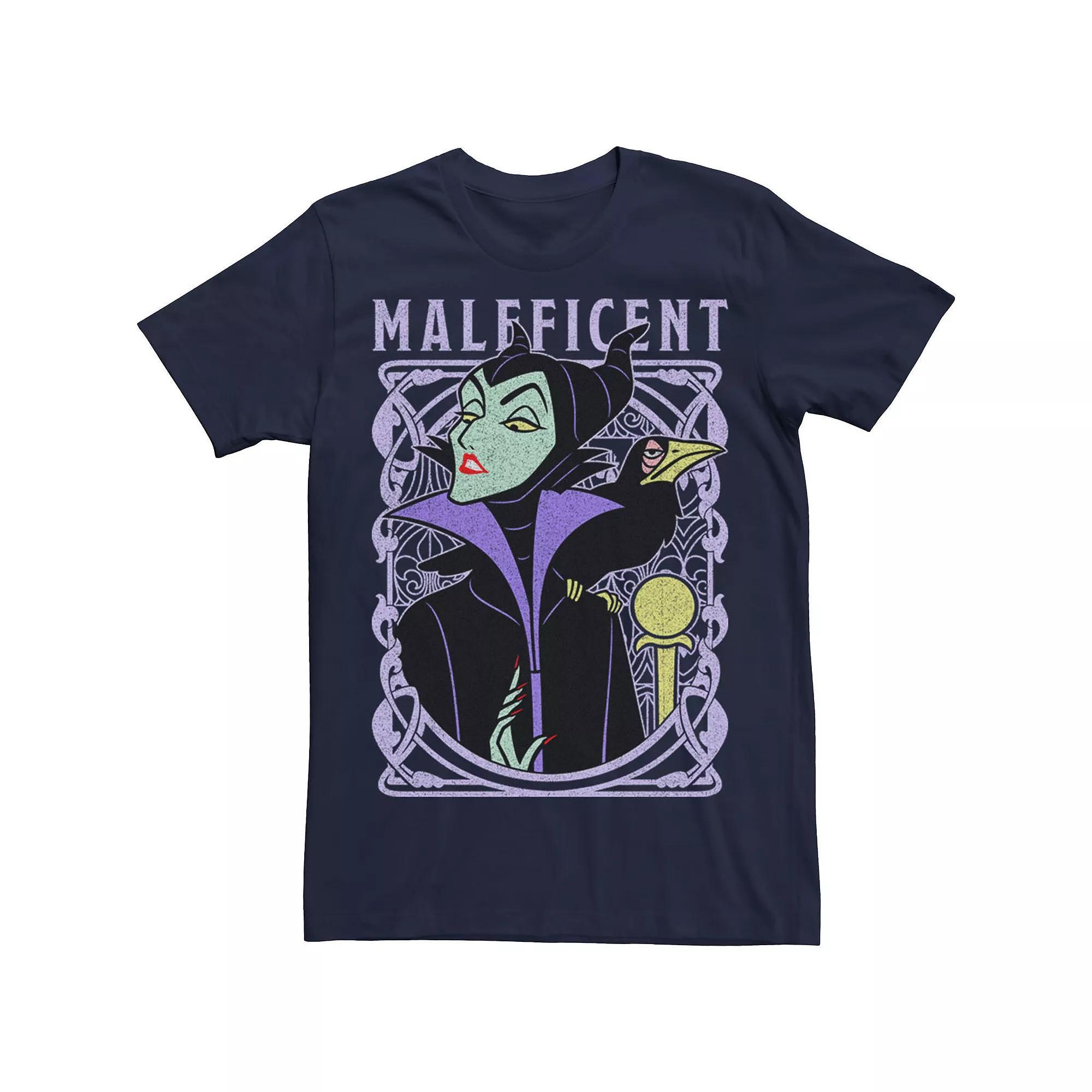Disney's Sleeping Beauty Maleficent Men's Old School Poster Tee, Size: 3XL, Black Product Image