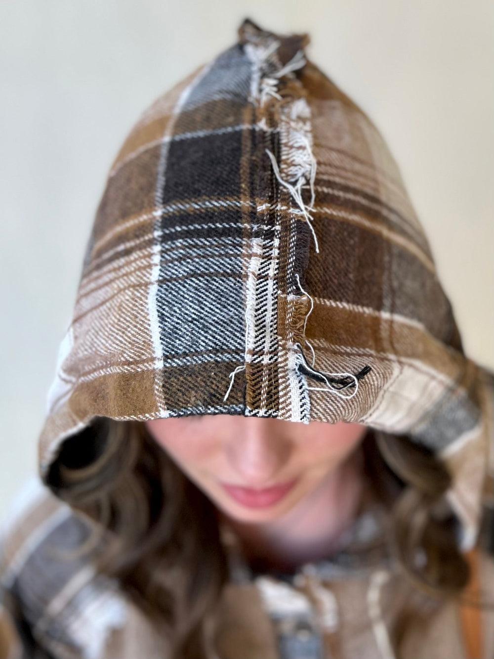 Self Care Saturday Plaid Pullover* Product Image