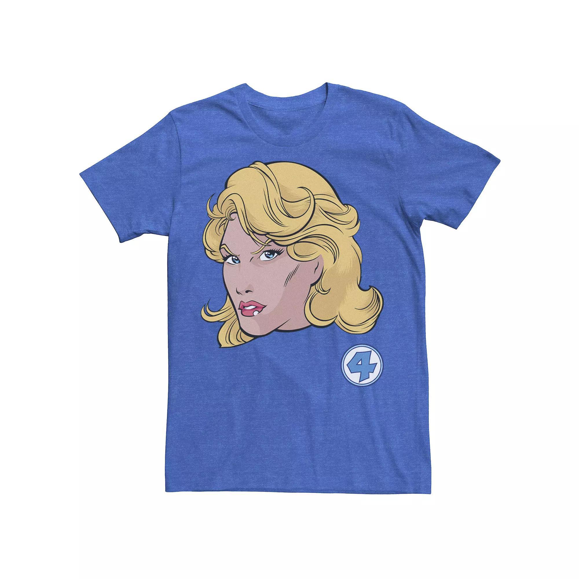 Men's Marvel Fantastic Four Susan Storm Graphic Tee, Size: Large, Royal Grey Product Image