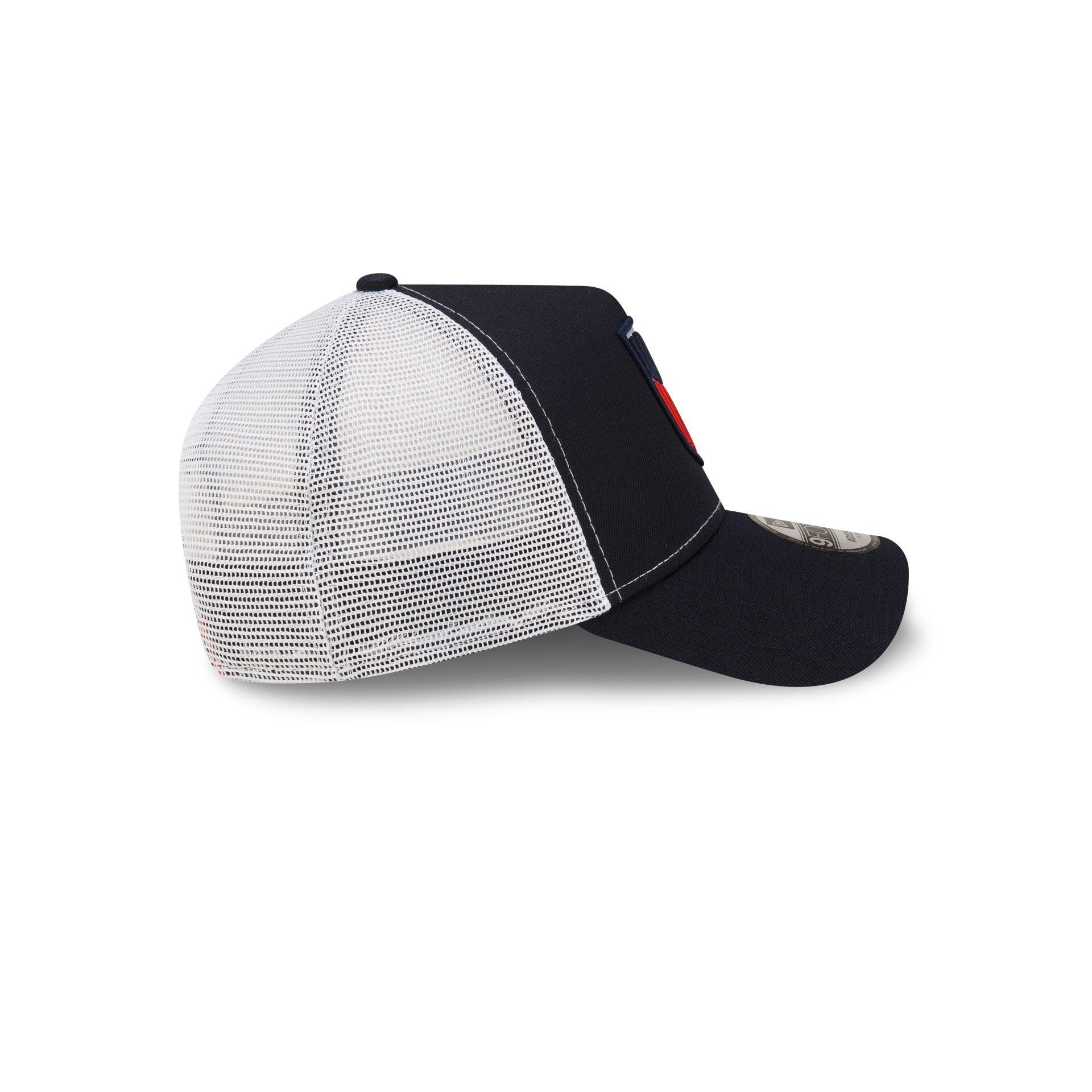 U.S. Soccer Men's National Team Navy 9FORTY A-Frame Trucker Hat Male Product Image