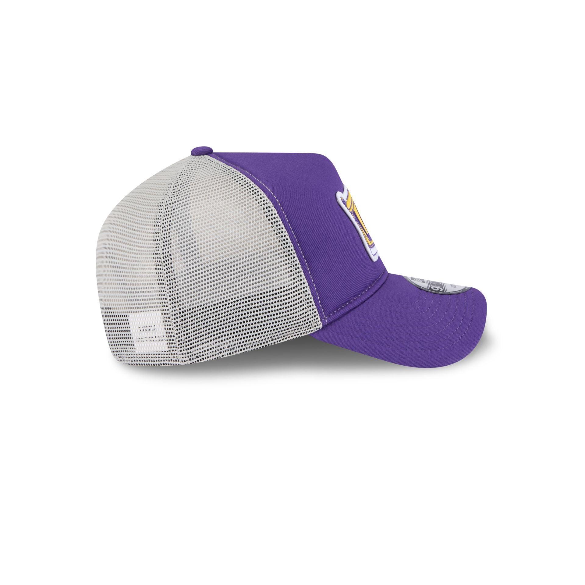 Los Angeles Lakers 2025 All-Star Game Fan Pack 9FORTY A-Frame Trucker Hat Male Product Image