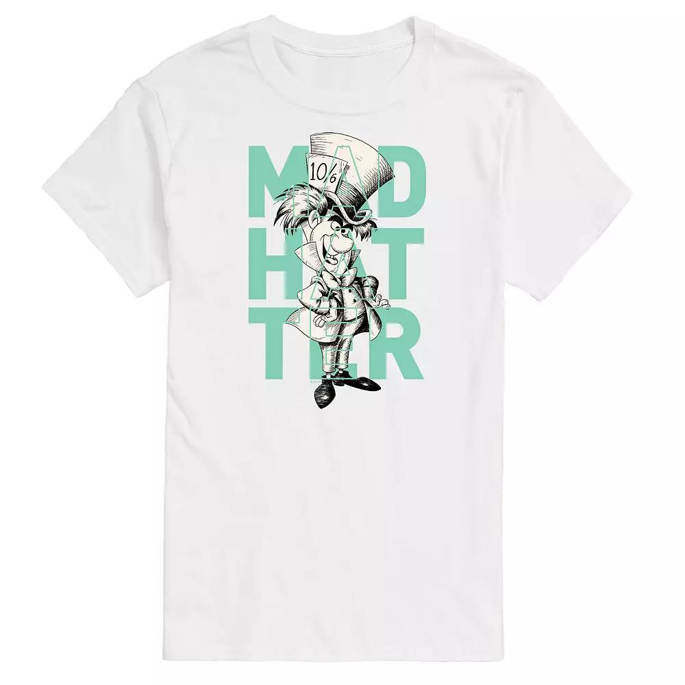 Disneys Alice in Wonderland Big & Tall Mad Hatter Graphic Tee, Mens Product Image
