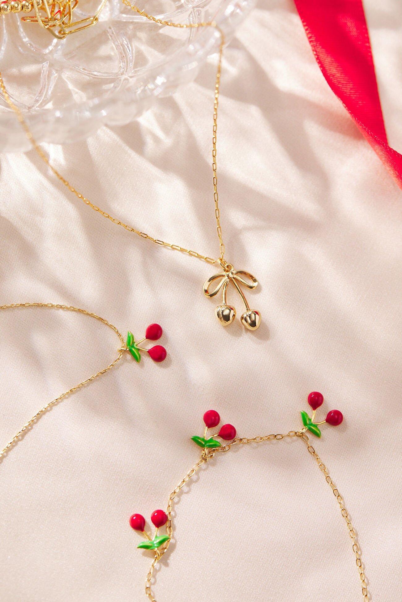 Bow & Berry Necklace Product Image
