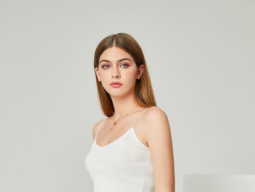 High-Waist Pleated Shorts Product Image