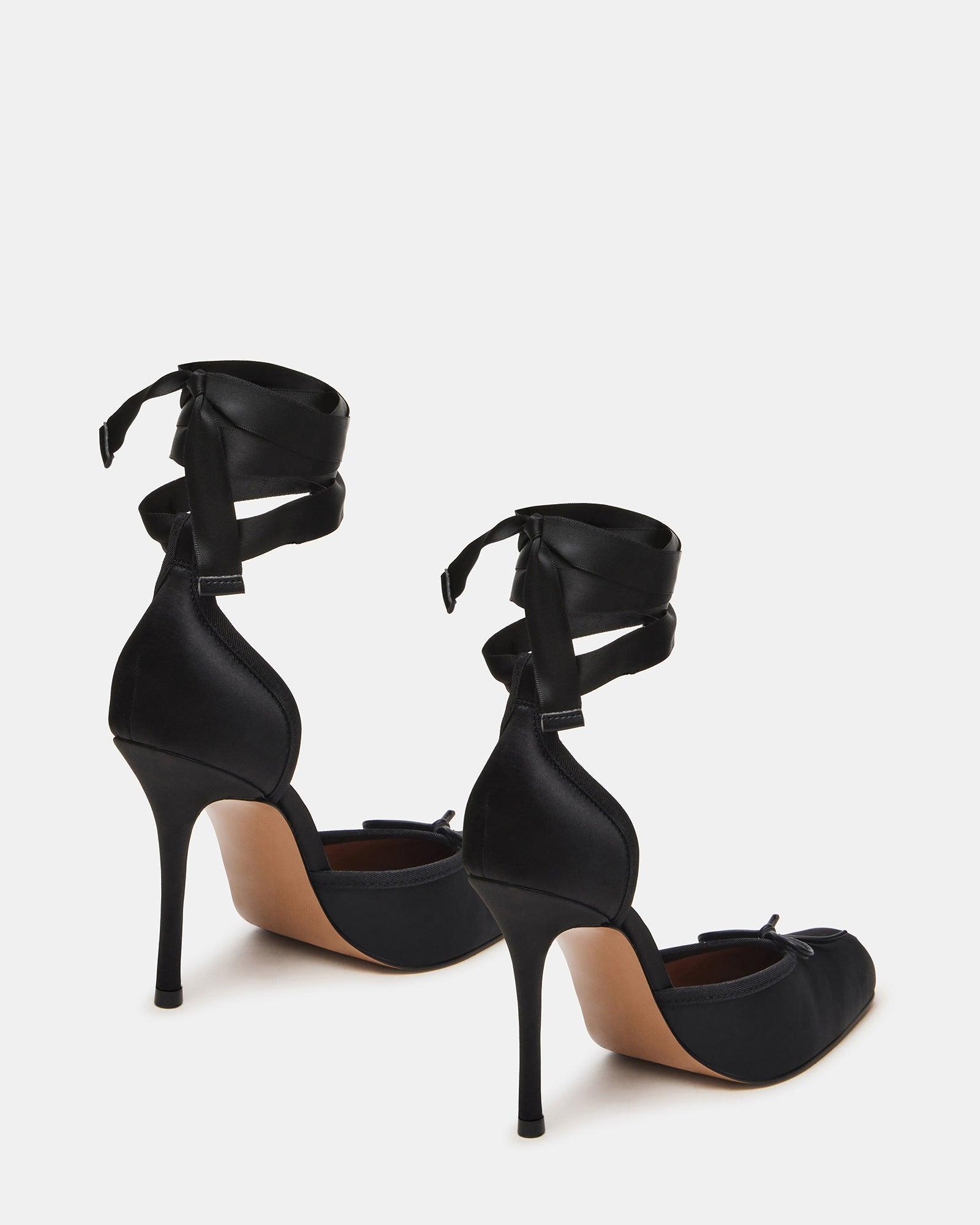 LARINA BLACK SATIN Female Product Image