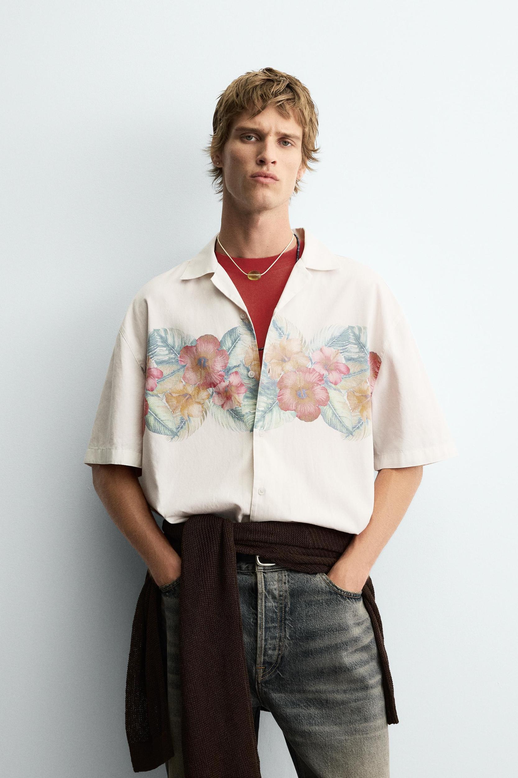 FLORAL PRINT SHIRT Product Image