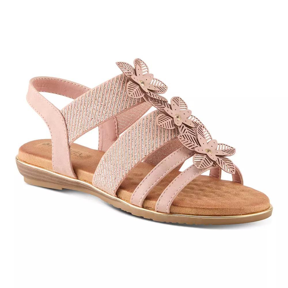 Patrizia Omana Women's Flat Slide Sandals, Size: 41, Pink Product Image
