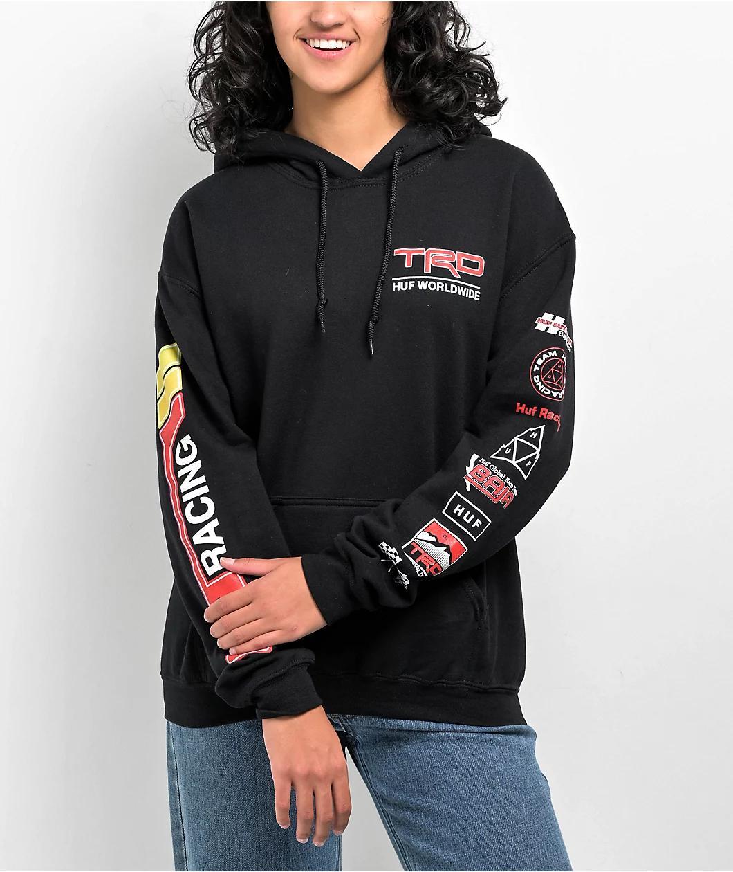 HUF x Toyota Racing Development Concept Black Hoodie Product Image