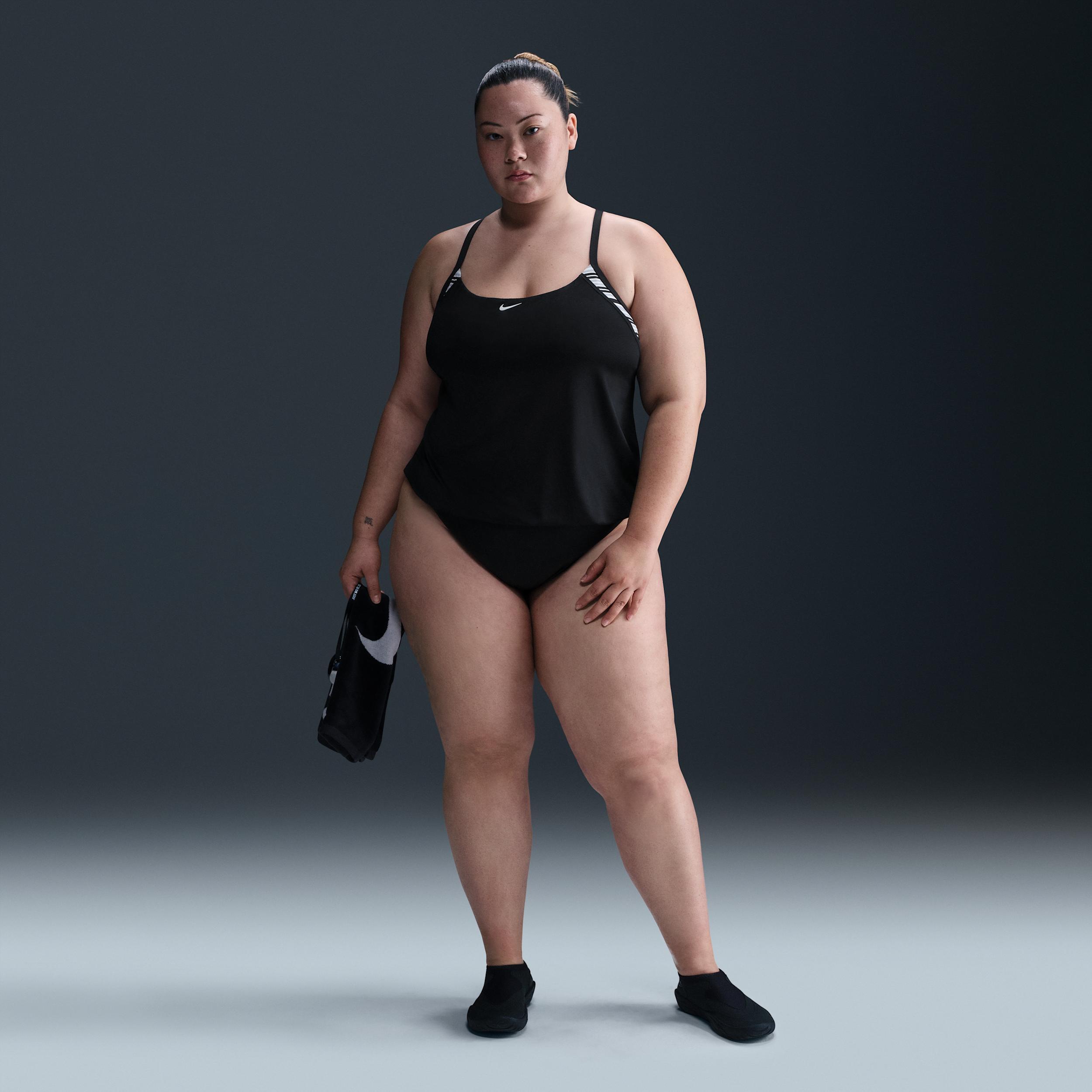 Nike Women's Swim Layered Tank Topini (Extended Sizing) Product Image