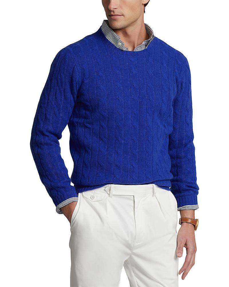 Polo Ralph Lauren Cashmere Cable Knit Crewneck Sweater Product Image