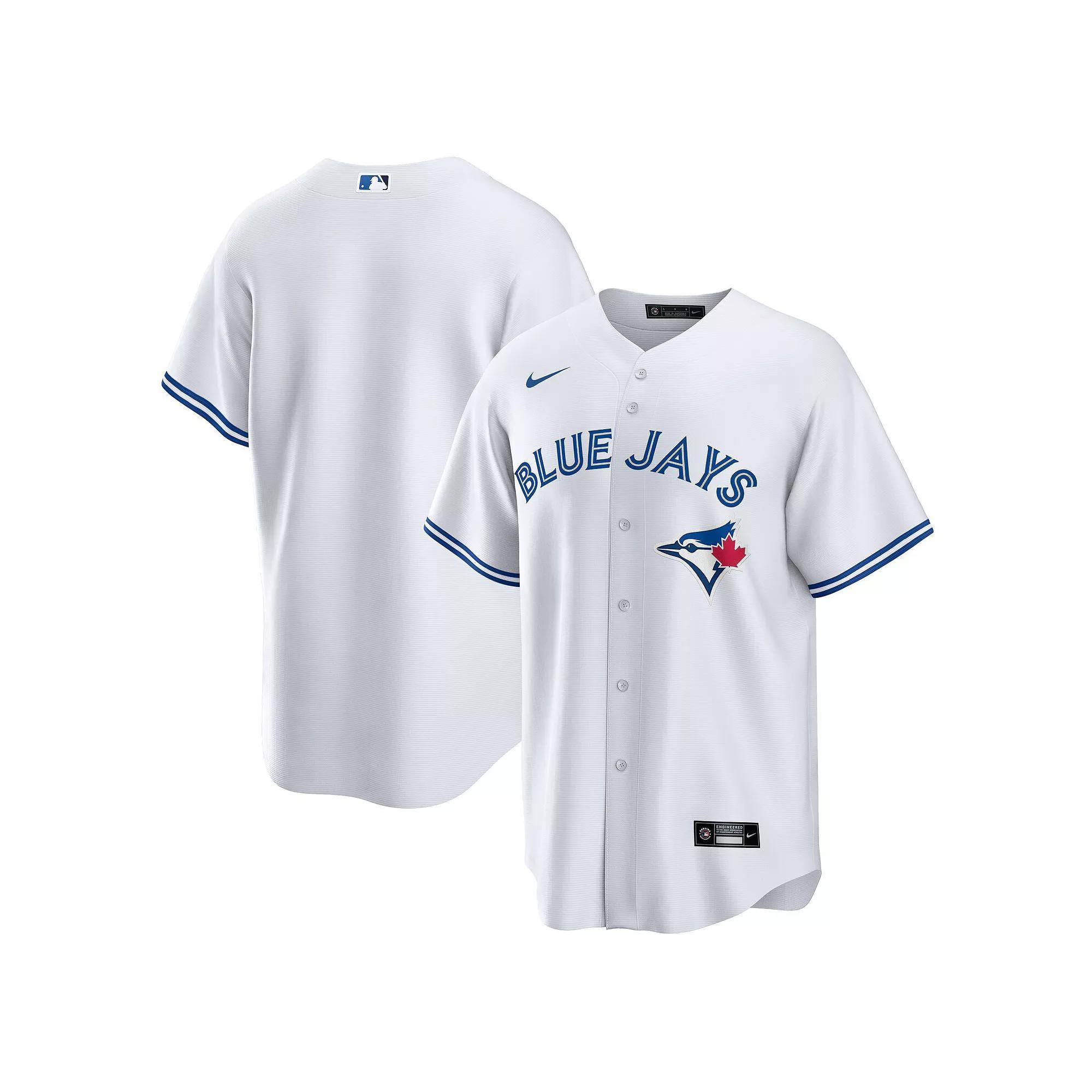 Men's Nike White Toronto Blue Jays Home Replica Team Jersey, Size: Small, Jay White Product Image