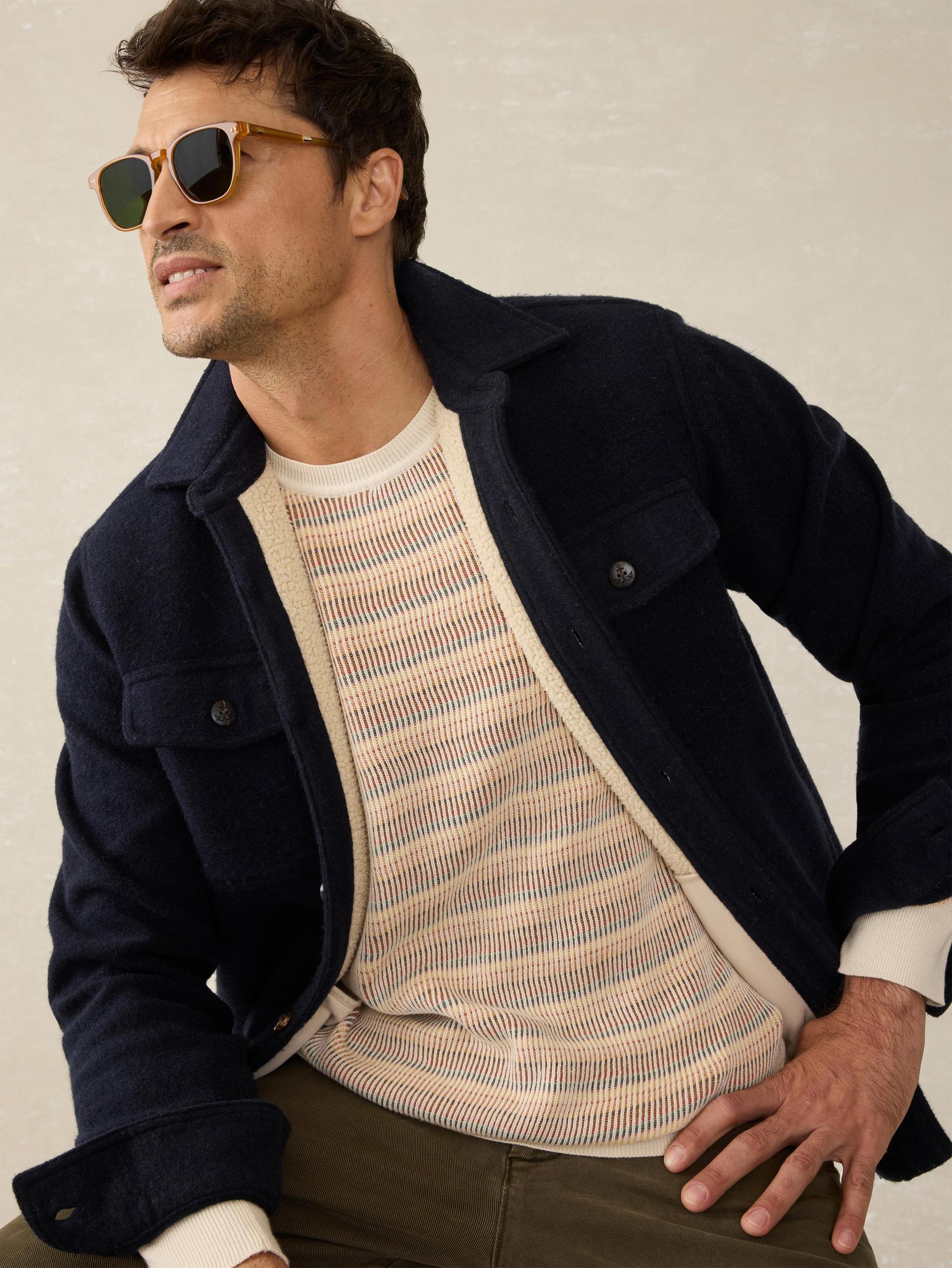Sunwashed Crewneck Sweater - Desert Hills Male Product Image