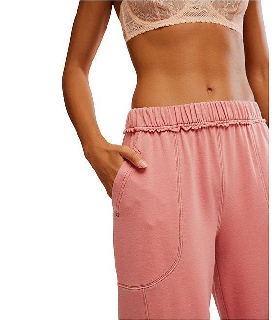 Free People Don't Wait Up Wide-Leg Lounge Pants Product Image