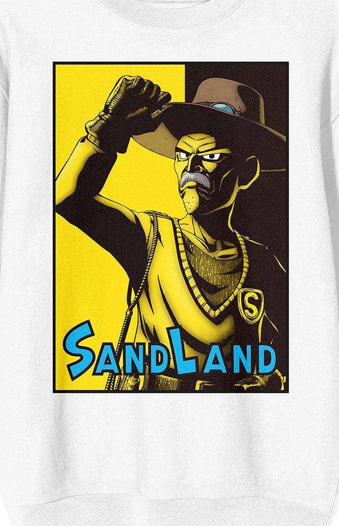 Men's SAND LAND Sheriff Rao Teaser Long Sleeve Graphic Tee, Size: Small, White Product Image