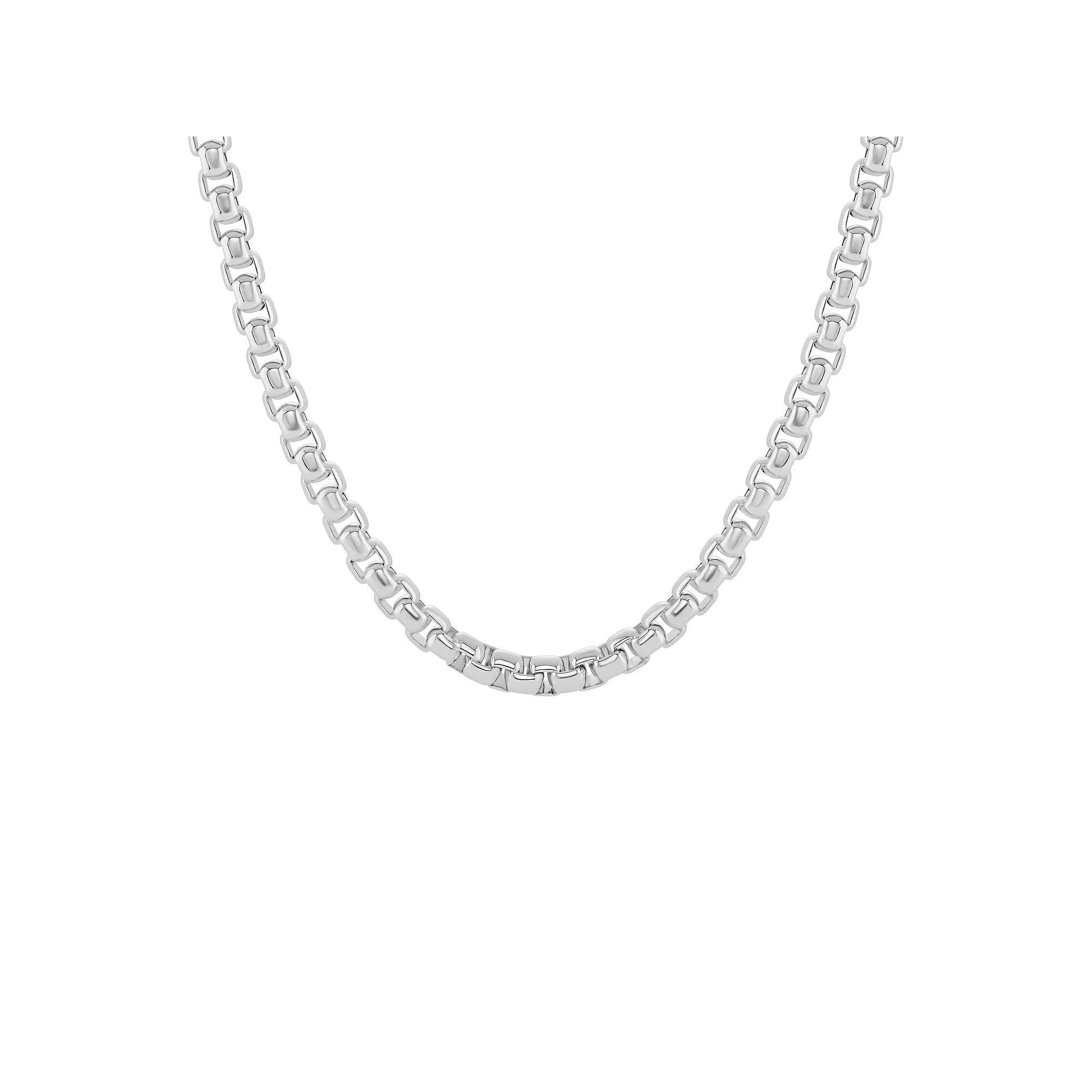 PRIMROSE 24-in. Rounded Box Chain Necklace, Women's, Size: 20", Silver Tone Product Image