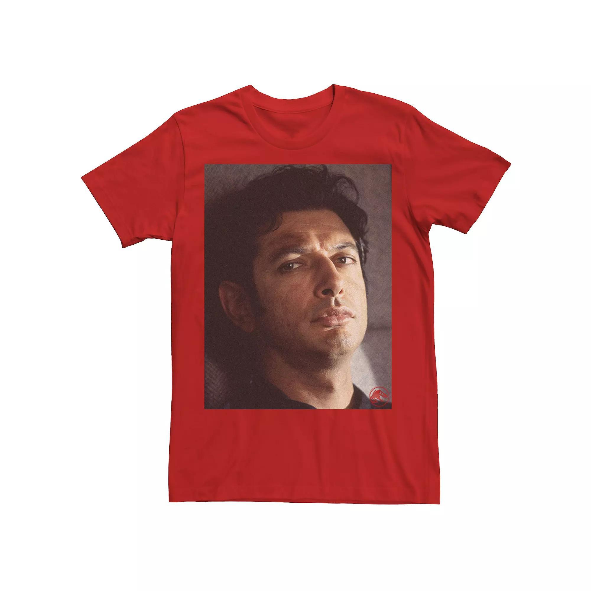 Men's Jurassic Park Jeff Goldblum Stare Graphic Tee, Size: XXL, Kelly Product Image