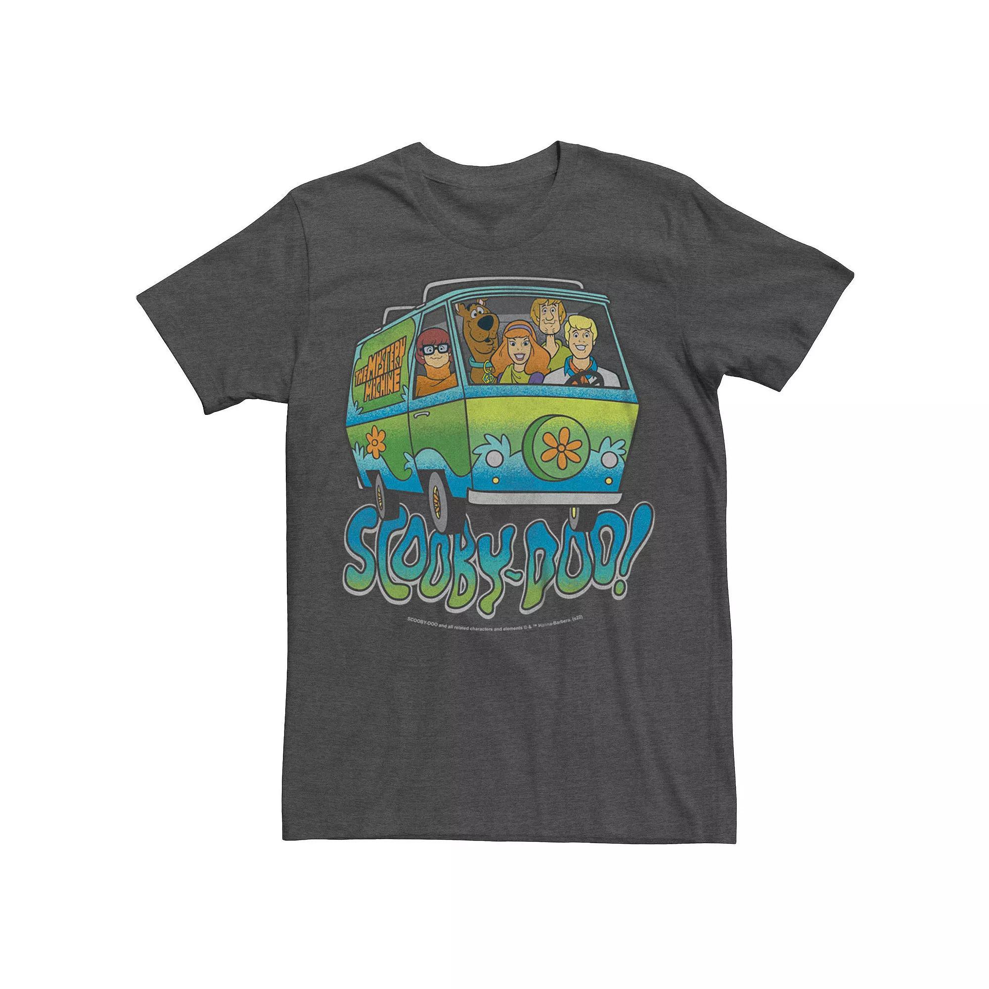 Big & Tall Scooby-Doo Gang Mystery Machine Vintage Graphic Tee, Men's, Size: 3XL, Grey Heather Product Image