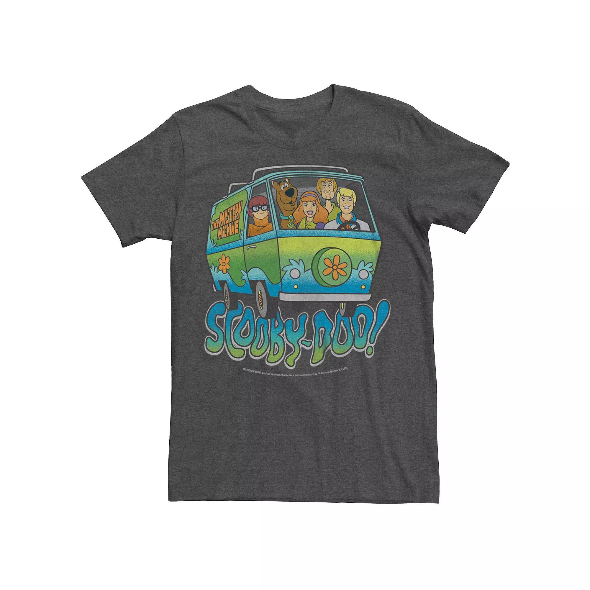 Big & Tall Scooby-Doo Gang Mystery Machine Vintage Graphic Tee, Men's, Size: 3XL, Grey Heather Product Image