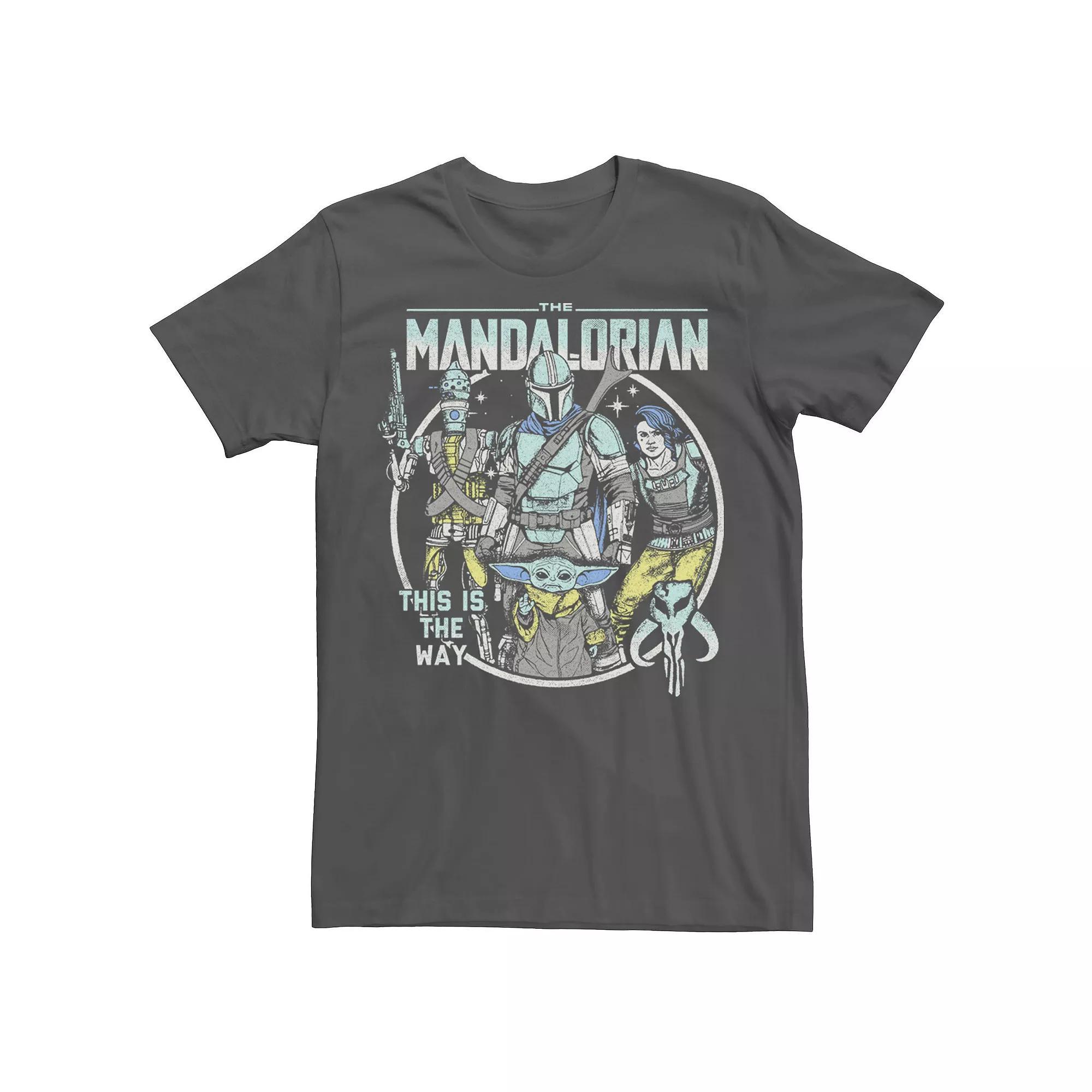 Men's Star Wars Mando Galaxys Best Poster Tee, Size: XXL, Black Product Image