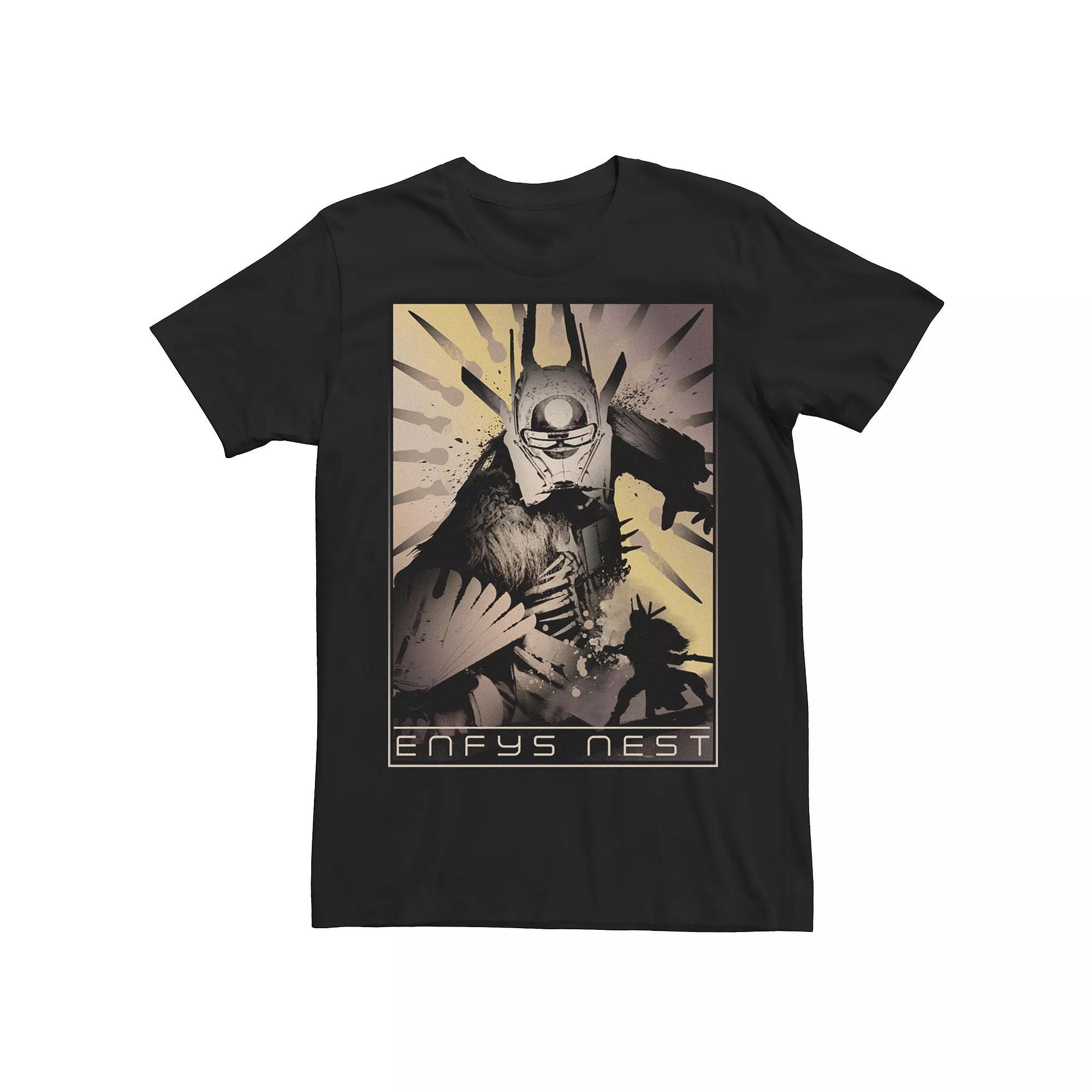 Men's Star Wars Han Solo Enfys Nest Posterize Tee, Size: Medium, Black Product Image