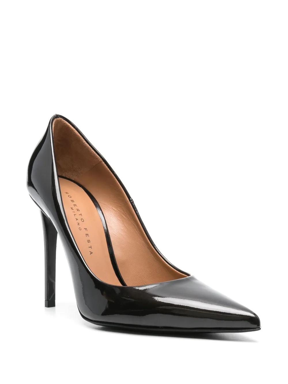 100mm leather pumps Product Image