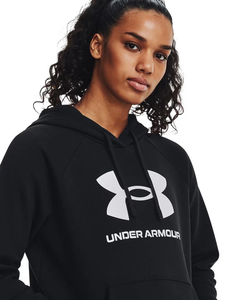 Women's UA Rival Fleece Big Logo Hoodie Product Image